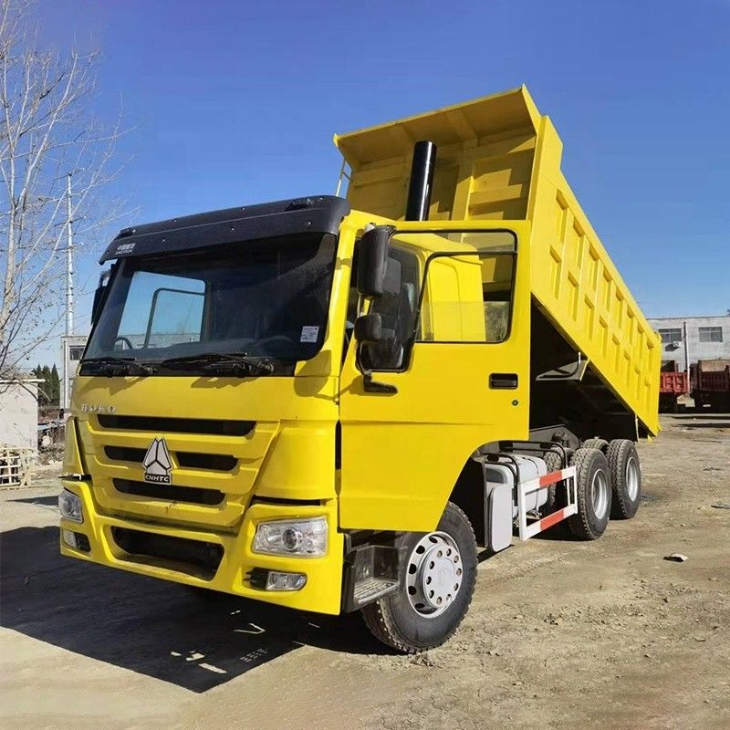 Euro 2 2015 Подержанный мусоровоз HOWO 371HP 6x4 25 тонн Погрузка Подержанный грузовик
