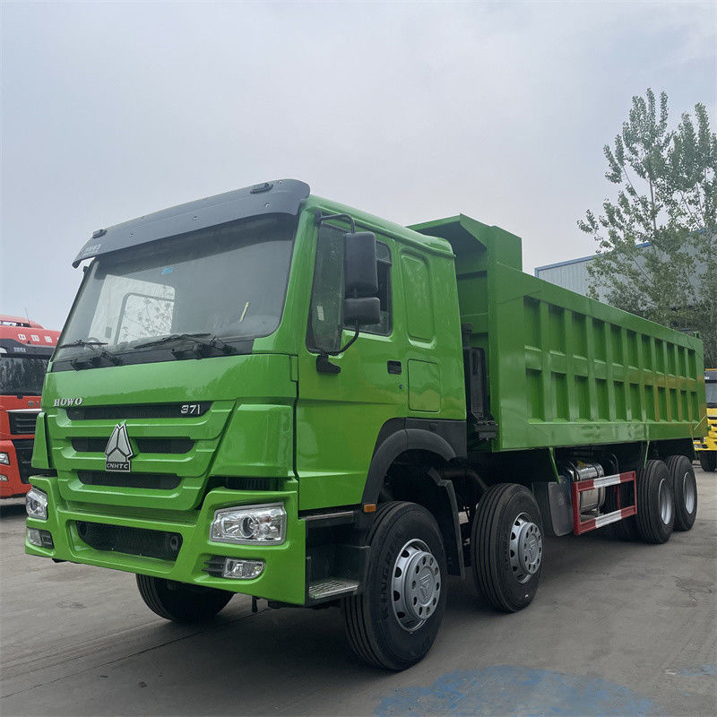 SINO ТРУК 12 колес 30 кубических метров HOWO 40 тонн 8x4 Подержанный грузовик с откидкой с производительностью