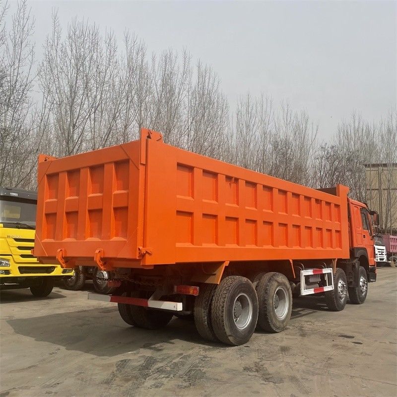 40 тонн 12 шины Howo 8X4 336HP 371HP 420 HP Подержанный грузовик с наклоном с потреблением