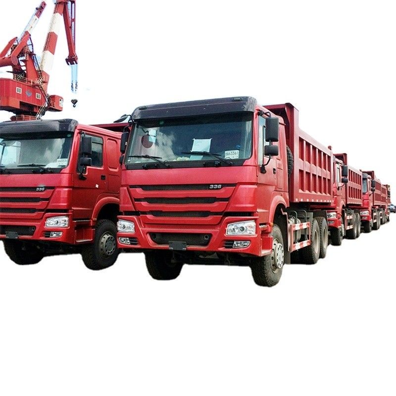 5.3-6.2М Длина грузового бака Китайский вторая рука Sinotruk Howo 6x4 371hp Дамповые грузовики