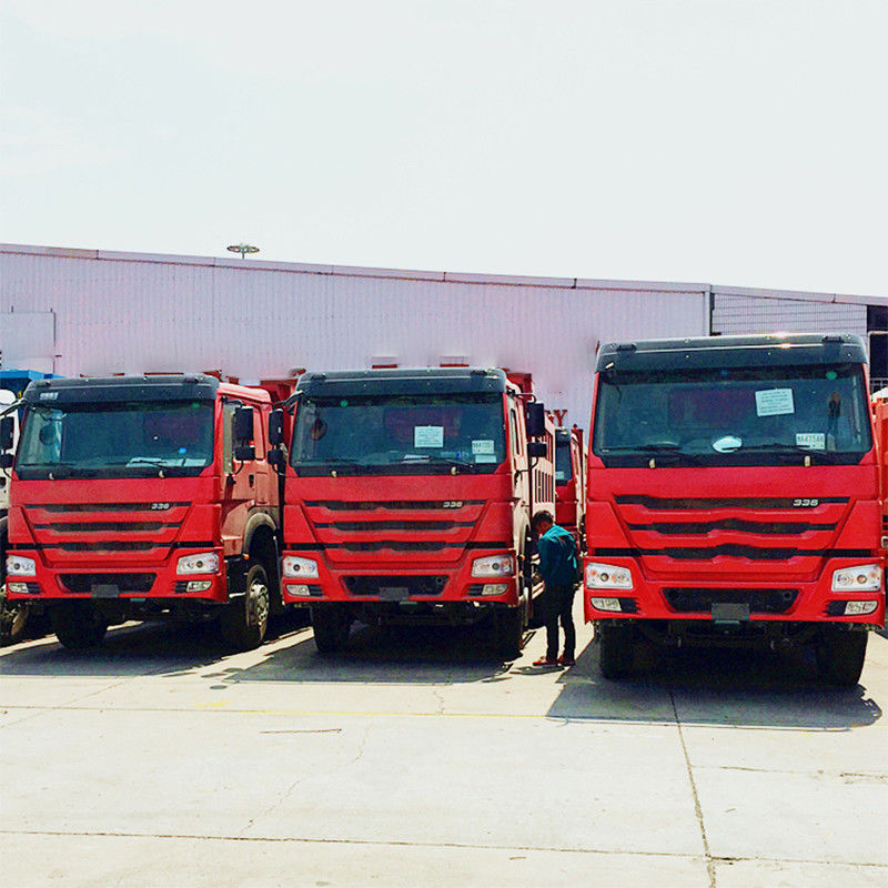5.3-6.2М Длина грузового бака Китайский вторая рука Sinotruk Howo 6x4 371hp Дамповые грузовики