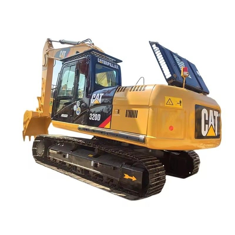CAT320D2 Использованный экскаватор с вместимостью в 0,8 м3 и оригинальным двигателем CAT C6.4ACERT