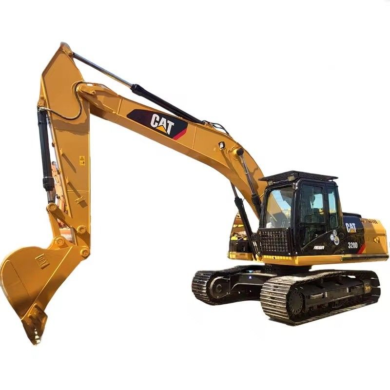 CAT320D2 Использованный экскаватор с вместимостью в 0,8 м3 и оригинальным двигателем CAT C6.4ACERT