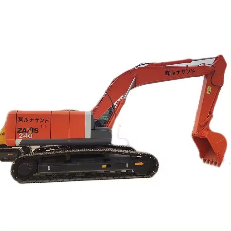 90% подержанный экскаватор ZX240 Hitachi с оригинальным двигателем и гидравлической системой