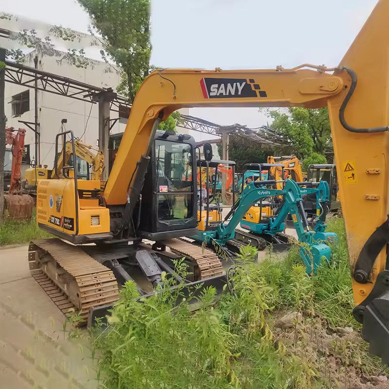 Sany 8-тонный экскаватор Второй ручной экскаватор 0-2000 Рабочие часы Машина Вес 7280 кг