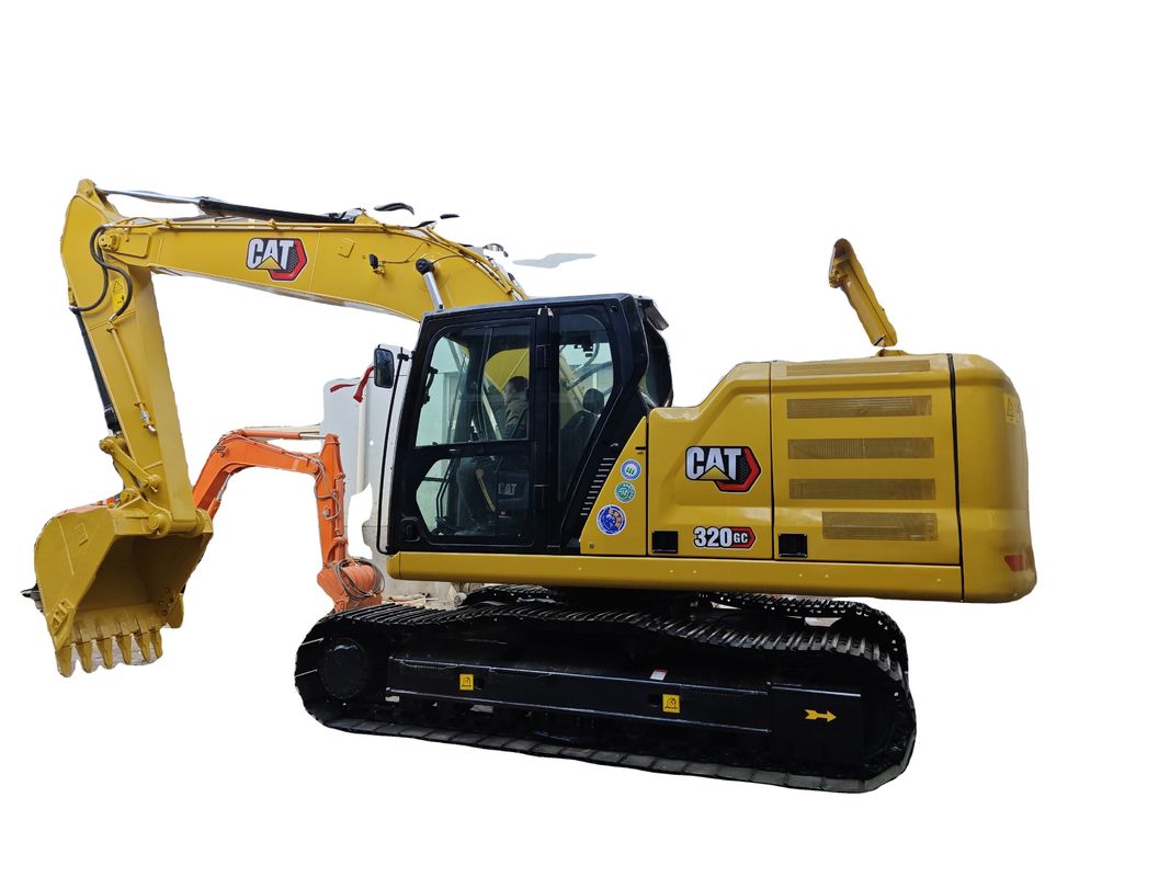 Высокая эксплуатационная эффективность оригинальный двигатель CAT 320d экскаватор с ползучей ручкой в хорошем состоянии
