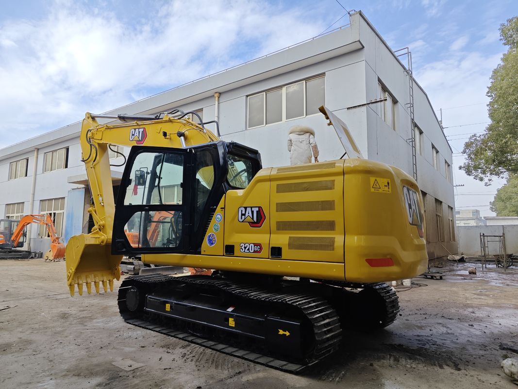 Оригинальный использованный экскаватор CAT 320d в хорошем состоянии с надежным и простым обслуживанием