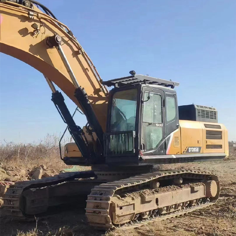 245 кН сила копания ведра Sany SY395H Crawler Excavator 395H 40 тонн Использованный экскаватор