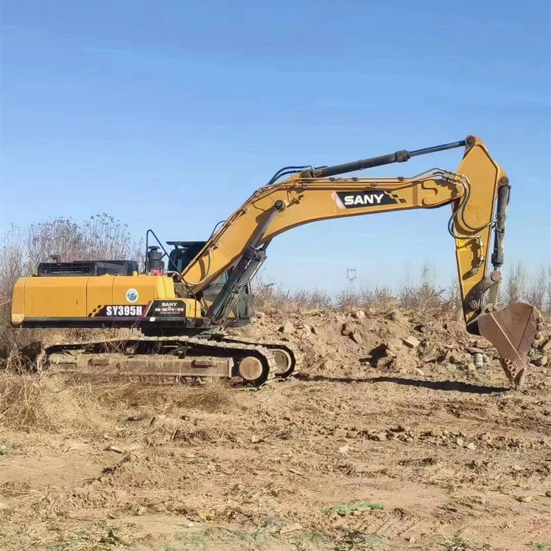 245 кН сила копания ведра Sany SY395H Crawler Excavator 395H 40 тонн Использованный экскаватор