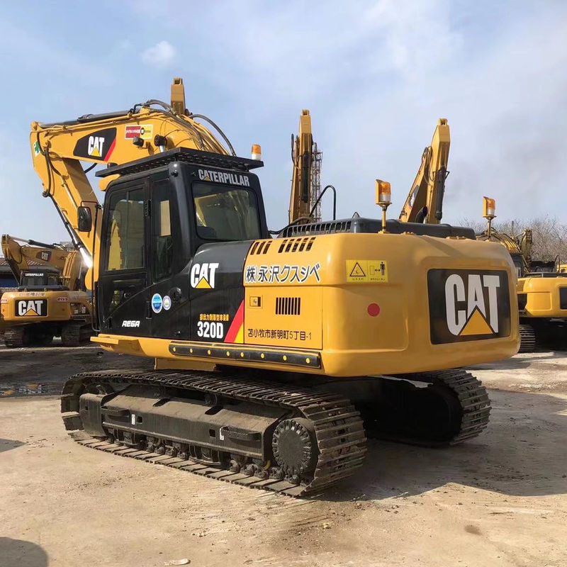2001-4000 Рабочее время CAT 320D 20 тонн Гидравлический экскаватор с ползучей ручкой