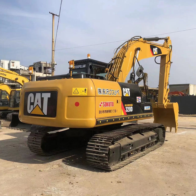 2001-4000 Рабочее время CAT 320D 20 тонн Гидравлический экскаватор с ползучей ручкой