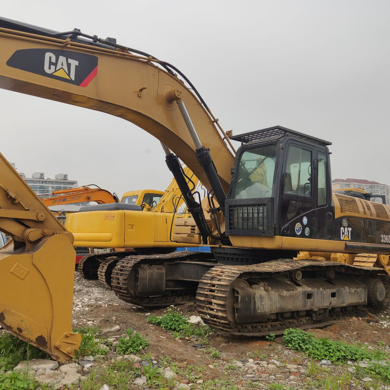 36-тонный экскаватор Cat336 Crawler, используемый для выкачки песка в оригинальном двигателе