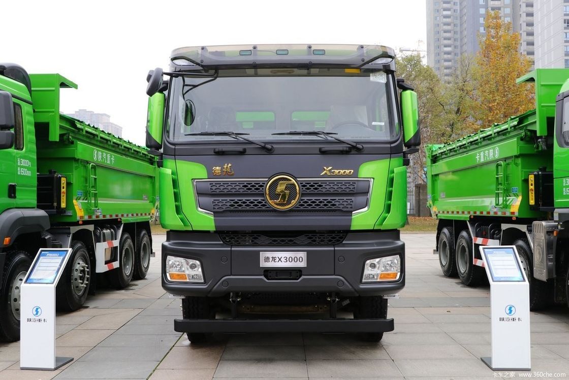 Евро 2 Стандарт выбросов 10 Перенаправление вперед Шакман Дэмп-Трак 8X4 12 колес 30 тонн