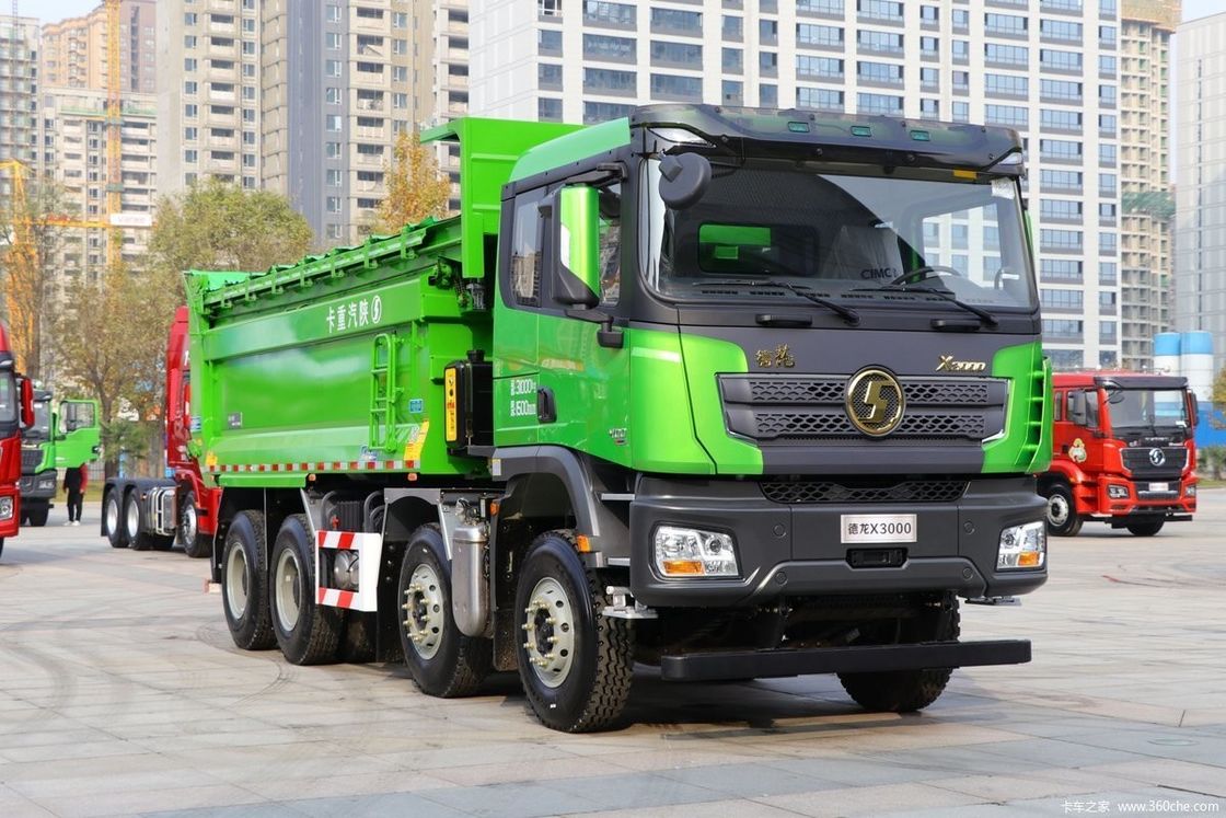 Евро 2 Стандарт выбросов 10 Перенаправление вперед Шакман Дэмп-Трак 8X4 12 колес 30 тонн