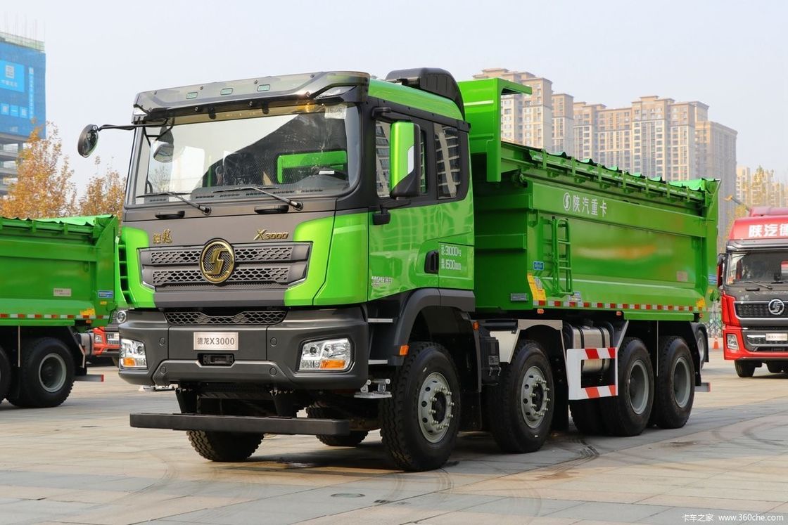 30-50 тонн использованный Shacman X3000 420hp 8x4 Дамп-Теппер с коробкой передач SINOTRUCK
