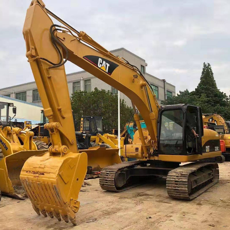 Подержанный экскаватор Cat 320CL с гидравлическим насосом Kawasaki в Шанхае