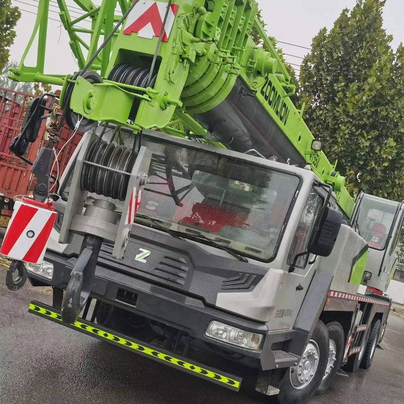 Максимальная грузоподъемность 50 тонн Гидравлический грузовик-крейнер Мобильный кран Zoomlion Использованный грузовик-крейнер