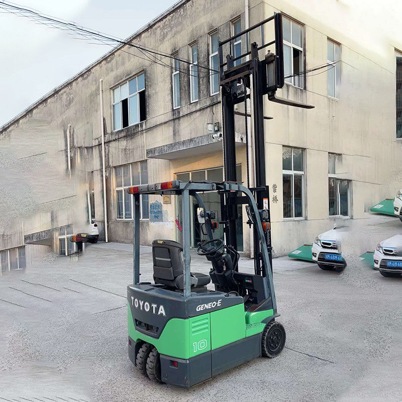 Подержанный электропогрузчик Toyota 1 тонны длина вилки 48V 1070 Сборка материалов для складов