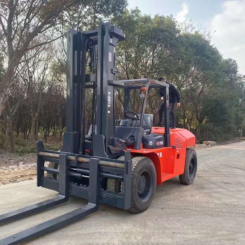 Электрический вилочный погрузчик с дизельным двигателем и тяжелыми подъемными инструментами весом 12-16 тонн