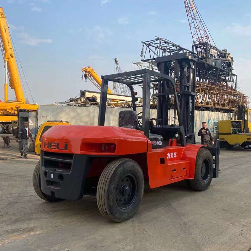 Электрический вилочный погрузчик с дизельным двигателем и тяжелыми подъемными инструментами весом 12-16 тонн