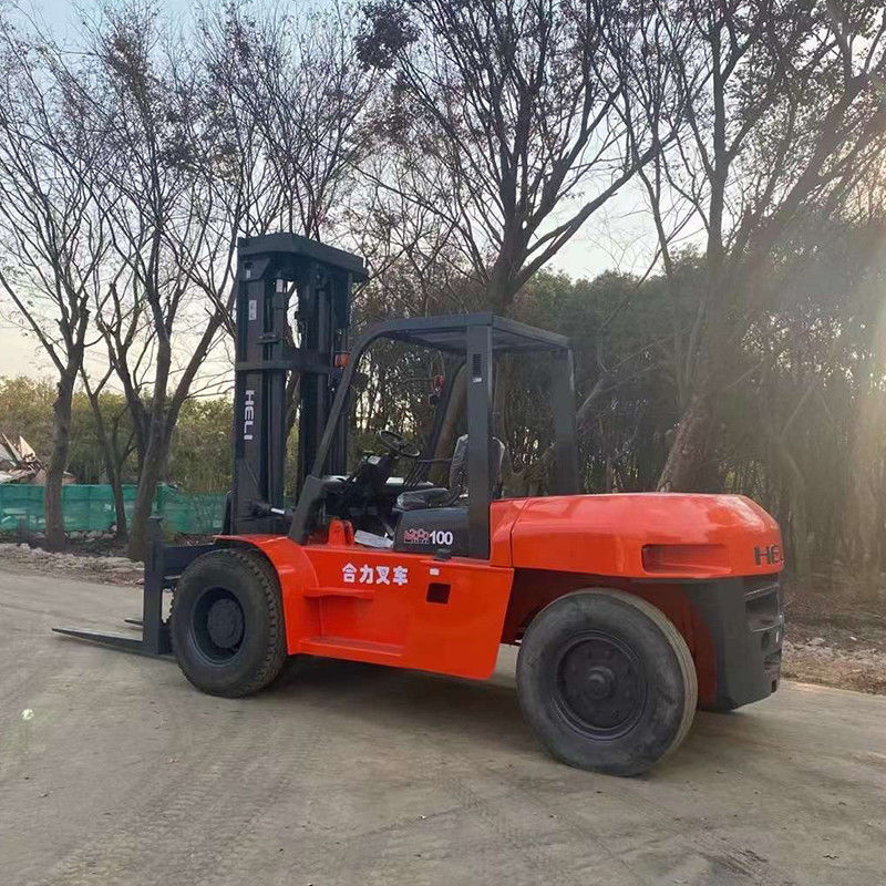 Электрический вилочный погрузчик с дизельным двигателем и тяжелыми подъемными инструментами весом 12-16 тонн