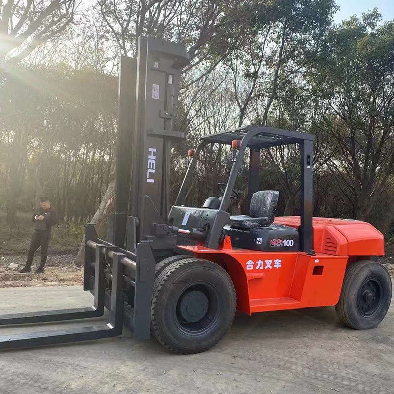 Электрический вилочный погрузчик с дизельным двигателем и тяжелыми подъемными инструментами весом 12-16 тонн