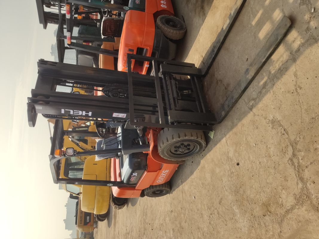 3 тонны HELI Подержанный электрический вилочный погрузчик Оригинальный цвет и номинальная грузоподъемность 5 тонн