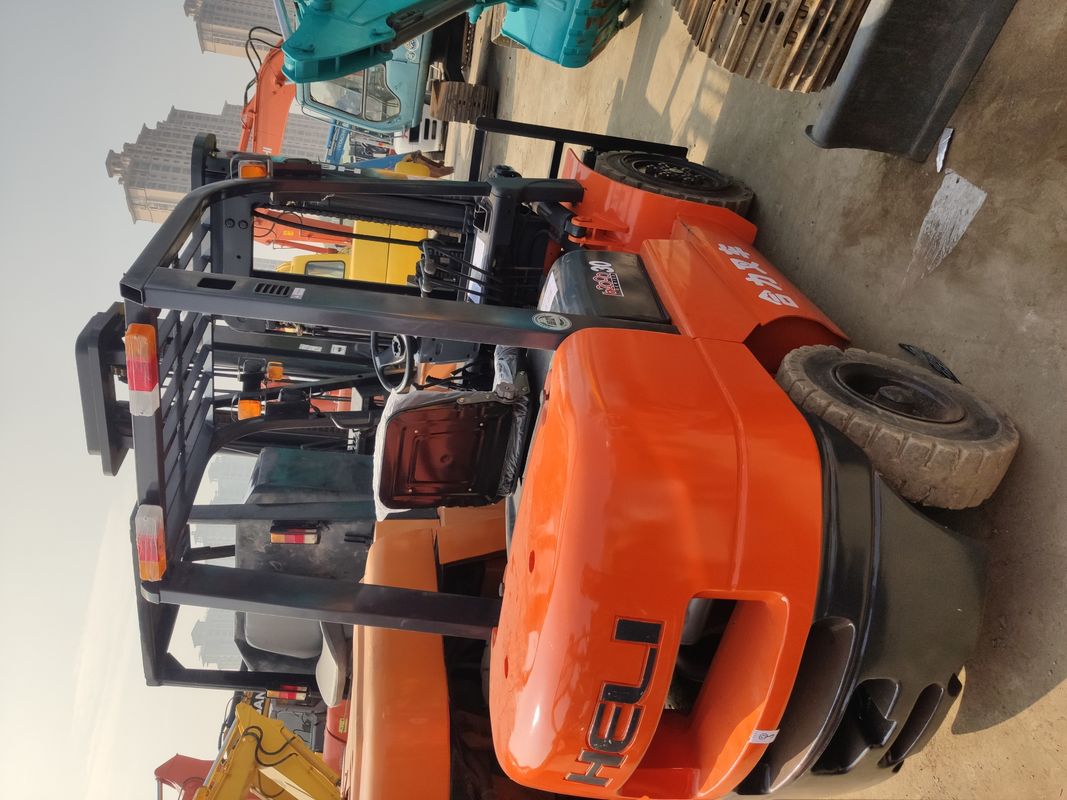 3 тонны HELI Подержанный электрический вилочный погрузчик Оригинальный цвет и номинальная грузоподъемность 5 тонн