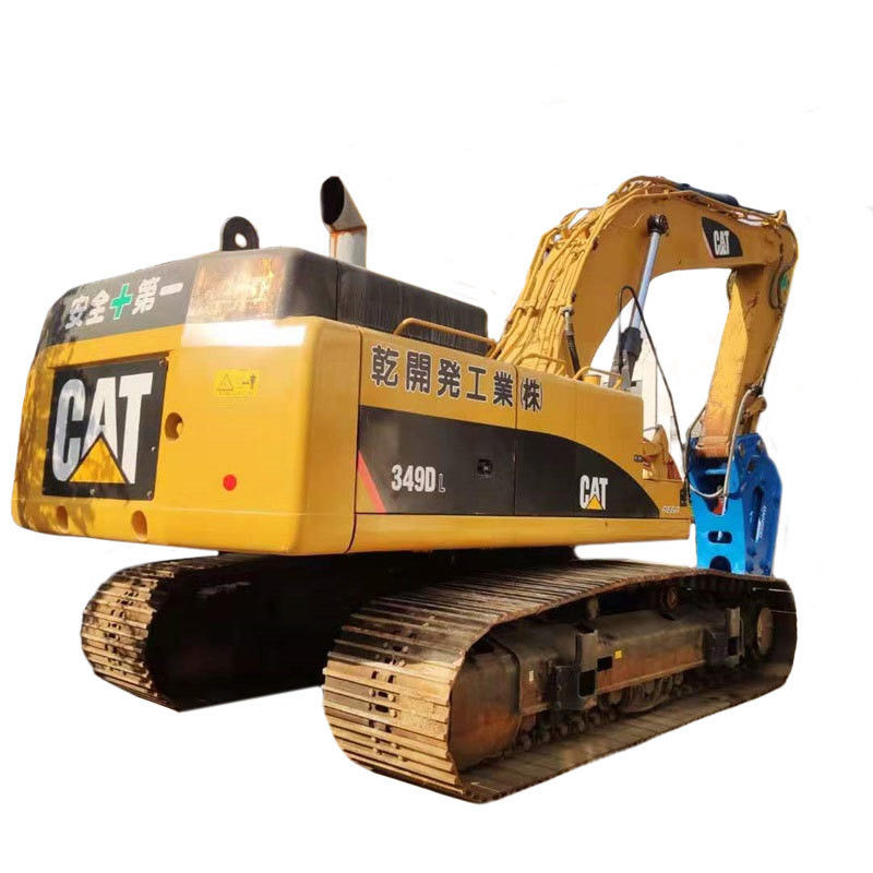 Подержанный экскаватор CAT 349E с емкостью в 1,2 м3 и рабочими часами 2001-4000
