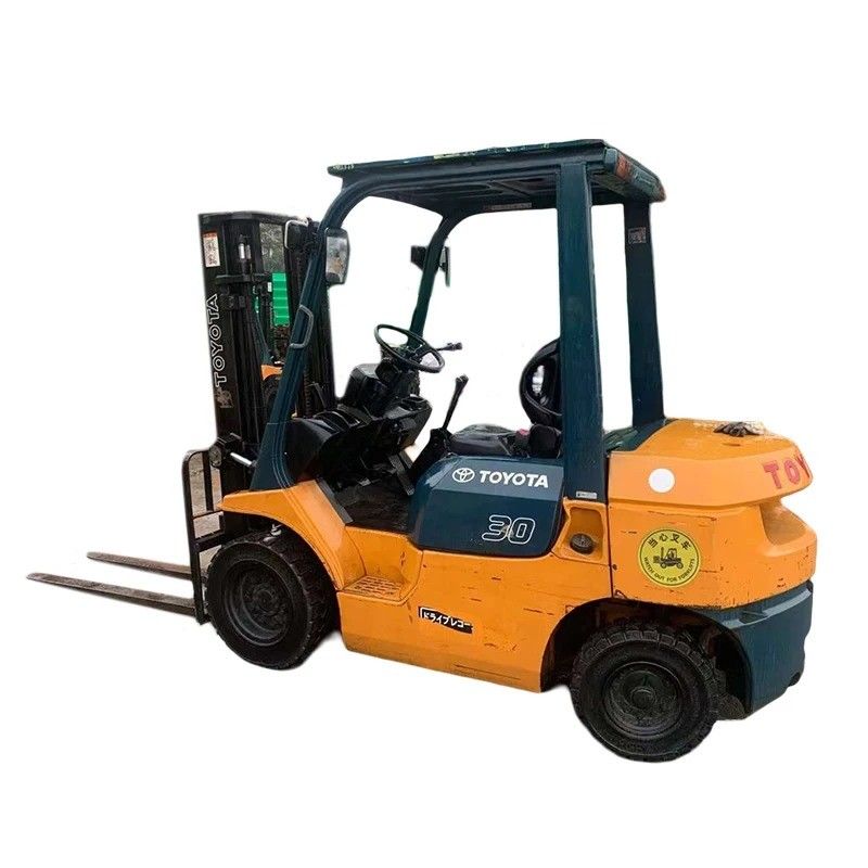 Электрический вилочный погрузчик 1 тонна 1,5 тонны 2 тонны загрузка мобильный вилочный погрузчик Подержанный вилочный погрузчик Toyota
