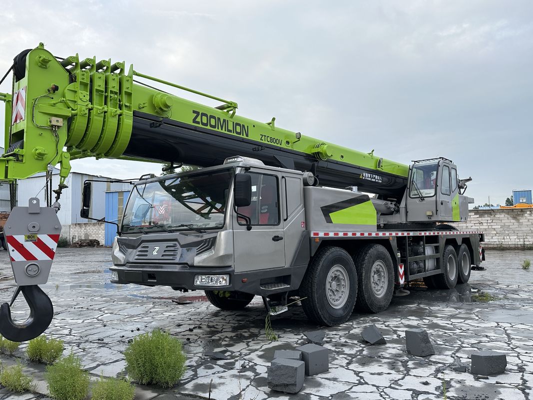 Здание в хорошем состоянии 80 тонн грузовик кран Zoomlion использованный кран Макс. Высота подъема другие