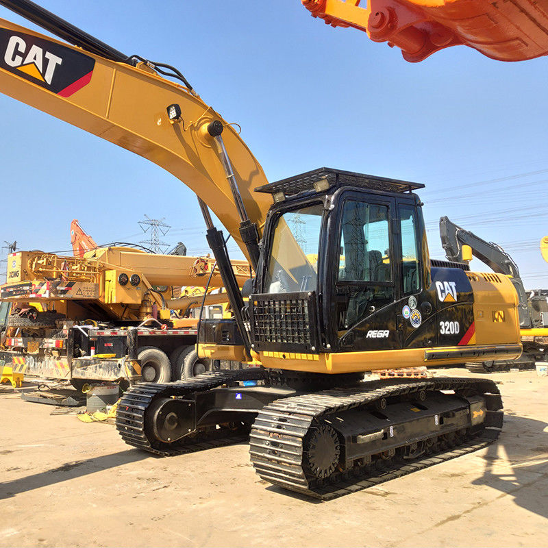 Оригинальный цвет 20 тонн использованный экскаватор Caterpillar Cat Excavator 320d с рабочим временем 4001-6000