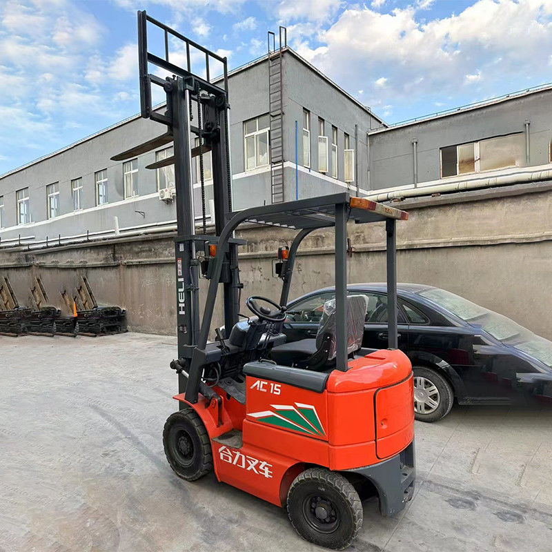 8.2kw 3m Heli Electric Used Forklift 1-3 тонны портативный электрический вилку для подъема