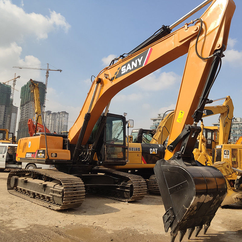 Оригинальный двигатель 21,5 тонны Sany SY215 Crawler Excavator Использованный Sany215 Excavator