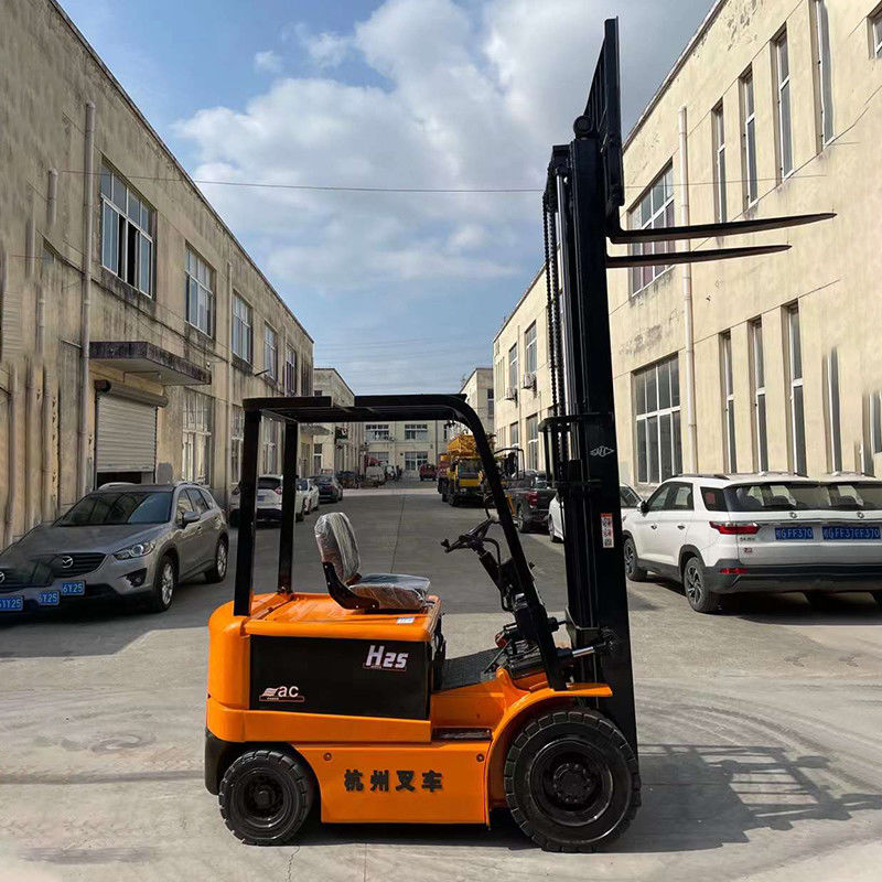 Нескользящая внедорожная шина 2 двери 2,5 тонны электрический вилочный погрузчик с весом 2500 кг