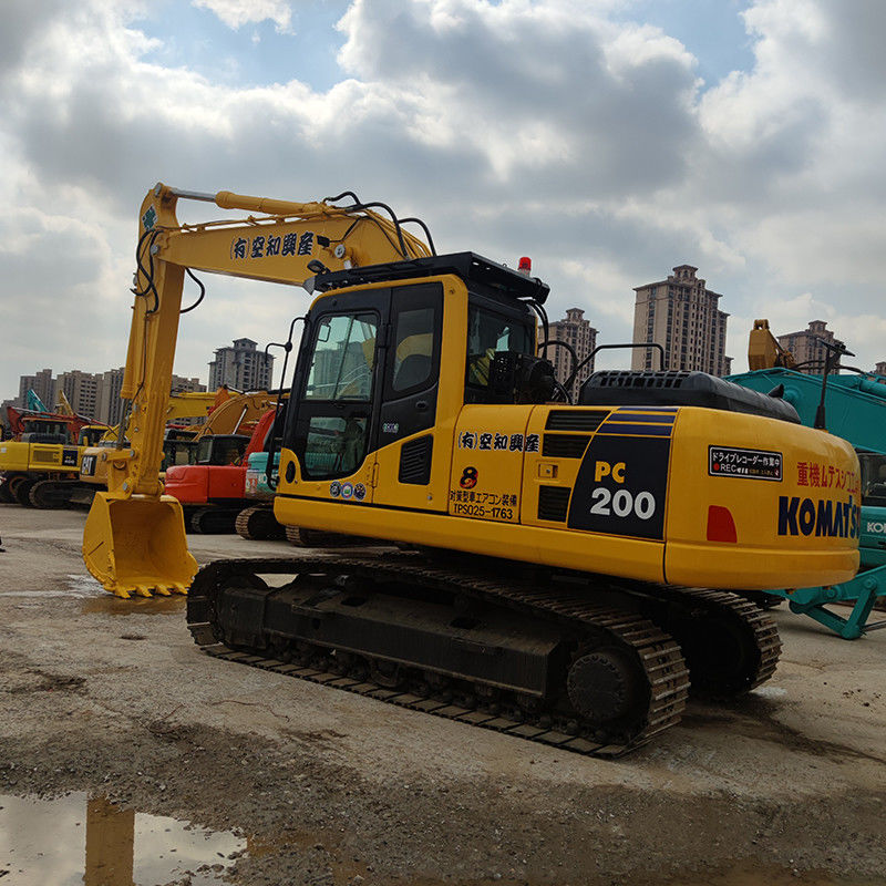 Использованный экскаватор Komatsu PC200-8 Гидравлический экскаватор 22 тонны