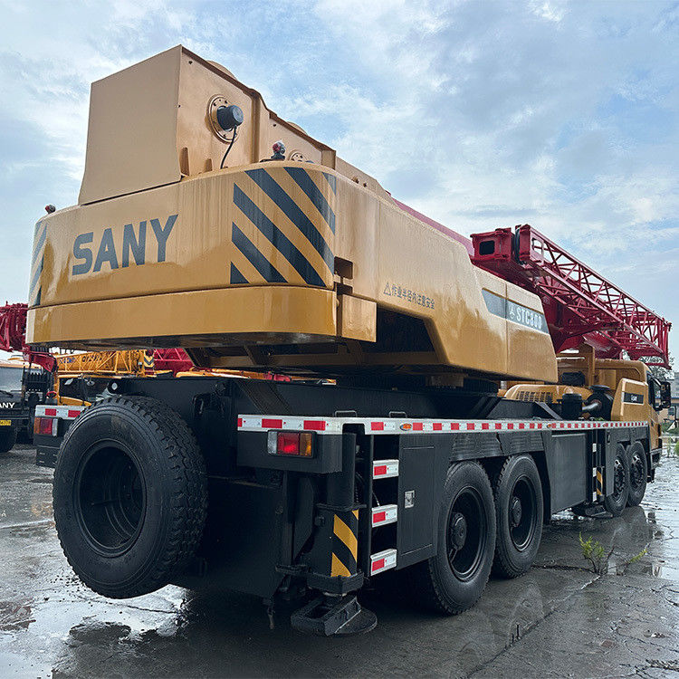 STC800 80 тонн подержанных грузовых кранов 75 тонн Sany мобильный кранов от оригинального