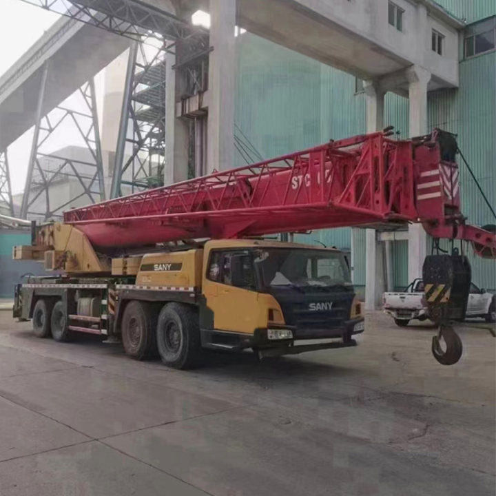STC800 80 тонн подержанных грузовых кранов 75 тонн Sany мобильный кранов от оригинального