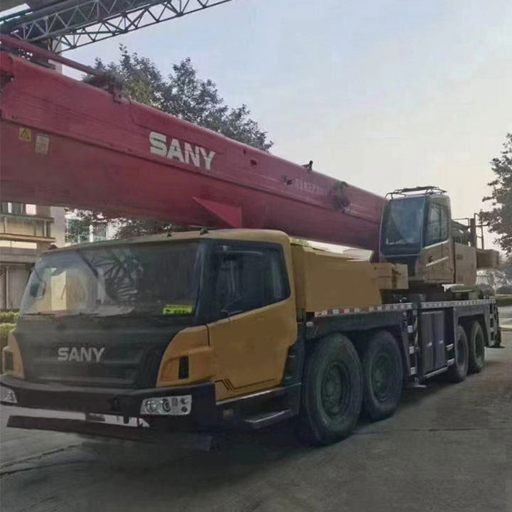 STC800 80 тонн подержанных грузовых кранов 75 тонн Sany мобильный кранов от оригинального