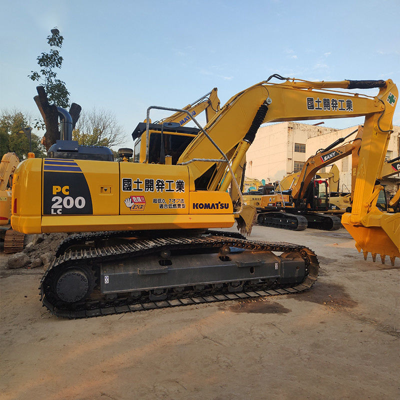 2017 год Использованный экскаватор Komatsu PC200 20 тонн экскаватор с оригинальным двигателем