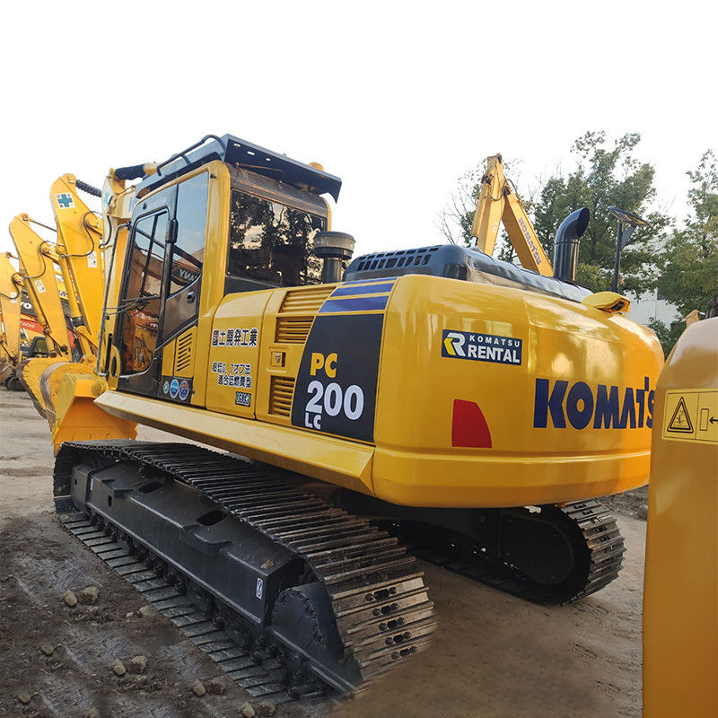 2017 год Использованный экскаватор Komatsu PC200 20 тонн экскаватор с оригинальным двигателем