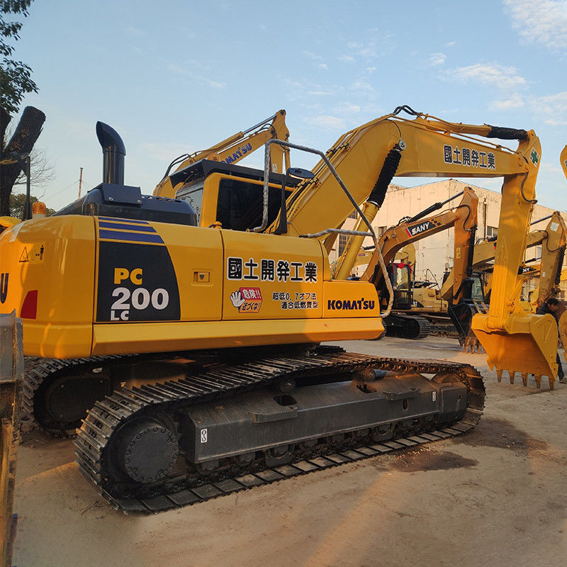 2017 год Использованный экскаватор Komatsu PC200 20 тонн экскаватор с оригинальным двигателем