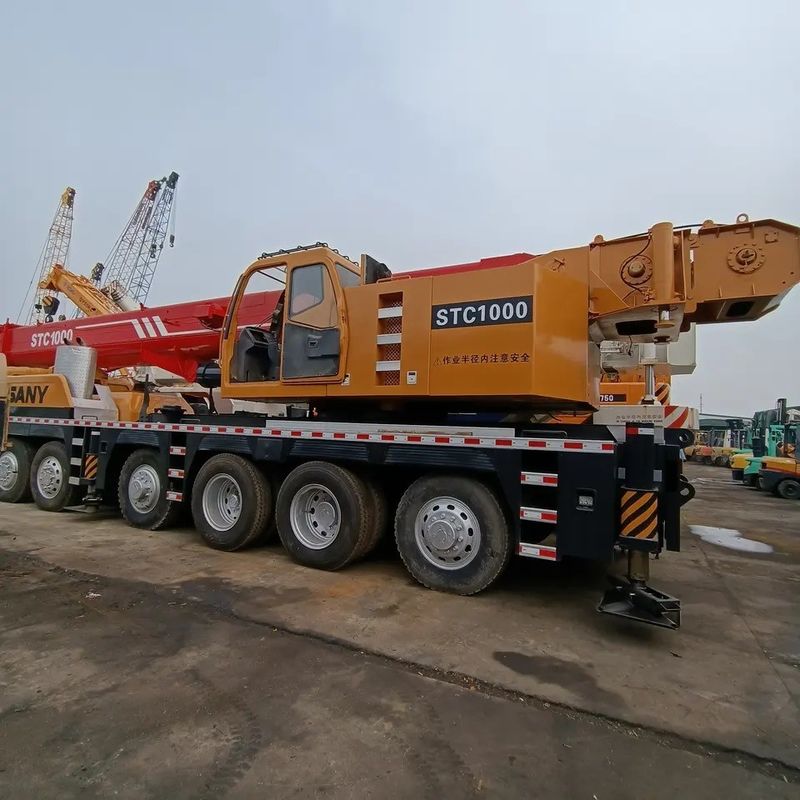 Верхний STC1000T 100-тонный тяжелый гидравлический грузовой кран с максимальной мощностью 353/1900 кВт/в/мин