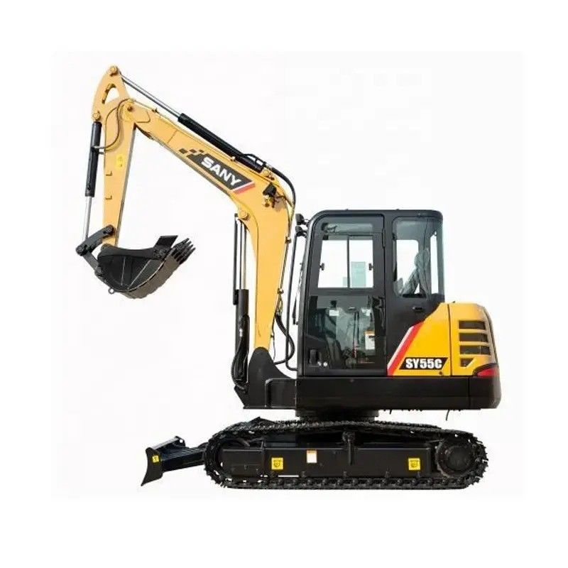 Sany Used Excavator SY55C Pro с оригинальным двигателем и массой машины 5780 кг