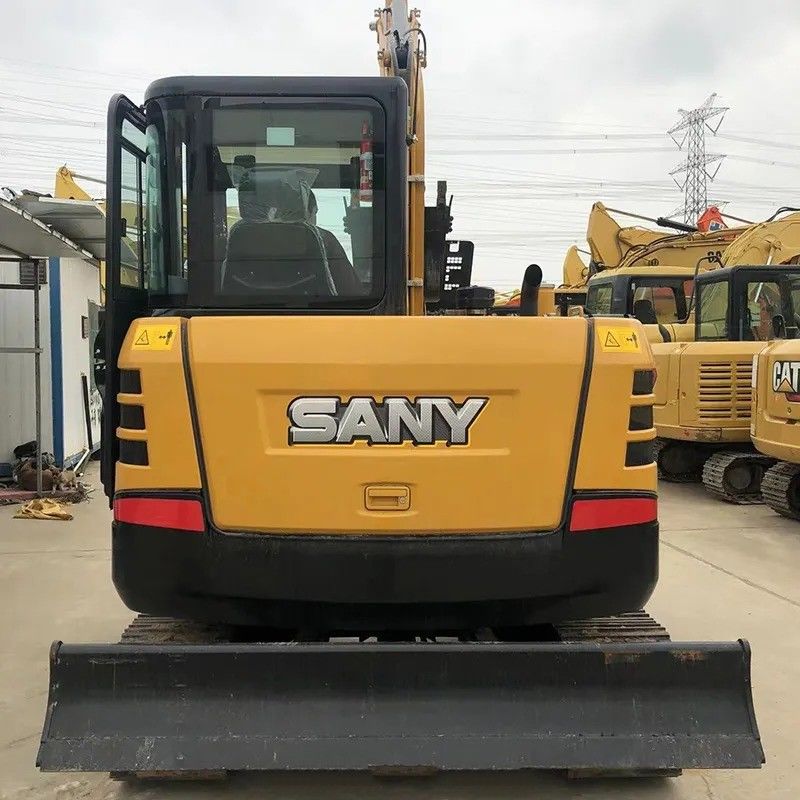 Sany Used Excavator SY55C Pro с оригинальным двигателем и массой машины 5780 кг