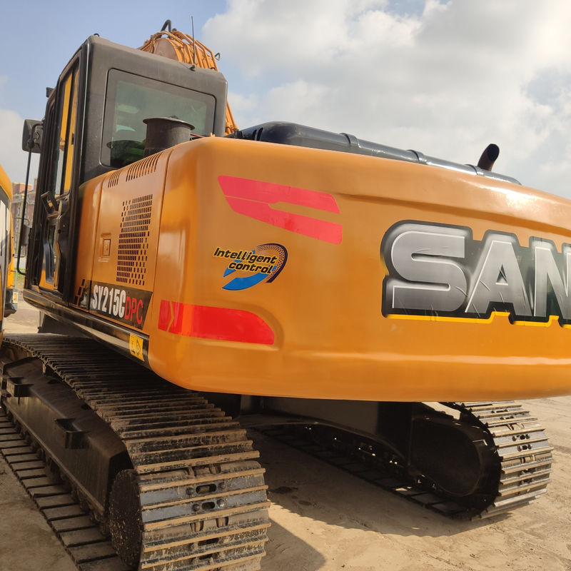 Использованная экскаваторная машина Sany 215C с массой 21 тонны и весом 21900 кг