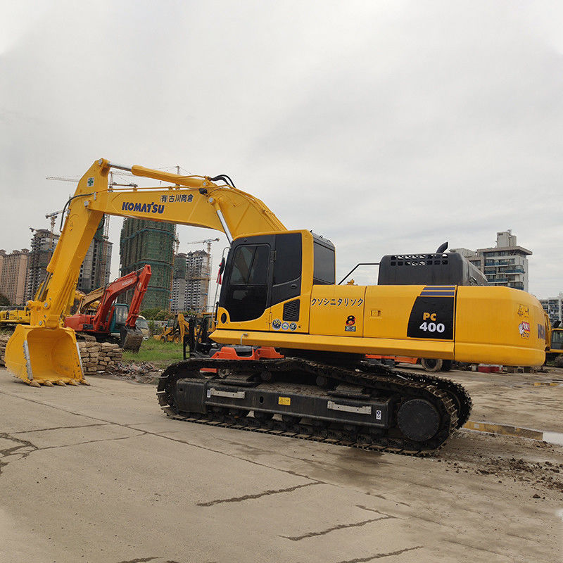 90% Komatsu PC400-8 Гидравлический экскаватор полная кабина высота 3285 мм оригинальный Япония