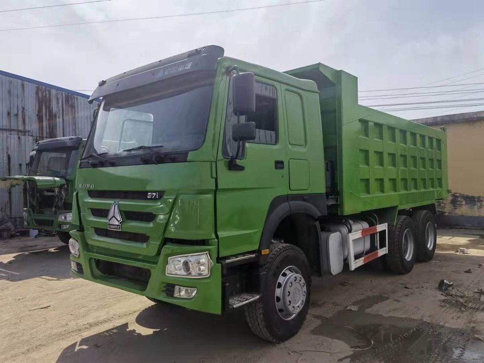 Подержанный Sinotruck 6x4 371hp 30tons Howo Tipper Dump Truck с двигателем Weichai WD615.47