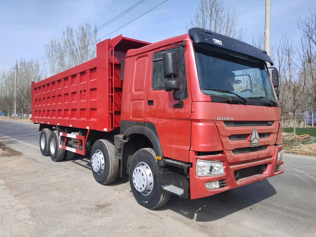 Ручное окно SINO ТРУК 12 колесный LHD 50тонны Вторая рука 8x4 Подержанный HOWO Дэмпер Дамп