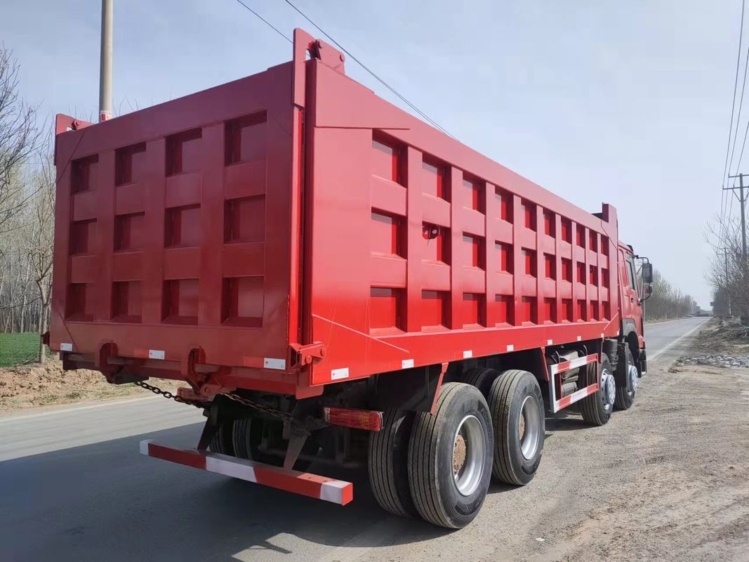 Ручное окно SINO ТРУК 12 колесный LHD 50тонны Вторая рука 8x4 Подержанный HOWO Дэмпер Дамп